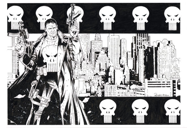 Image for Punisher Pin-Up by Renato Arlem