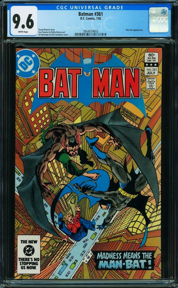 Image for Batman #361 CGC 9.6 *NOTE: CGC case is cracked