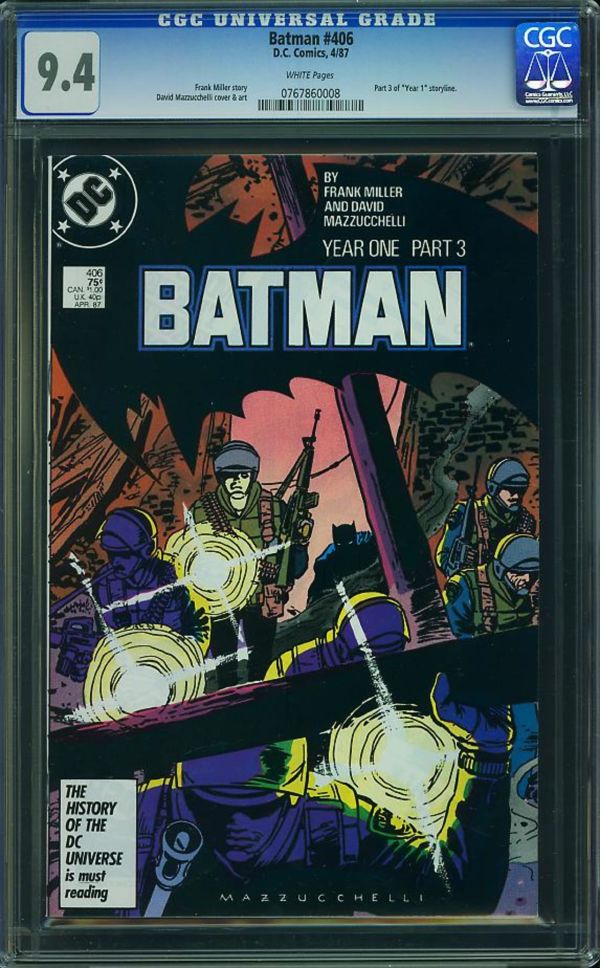 Image for Batman #406 CGC 9.4