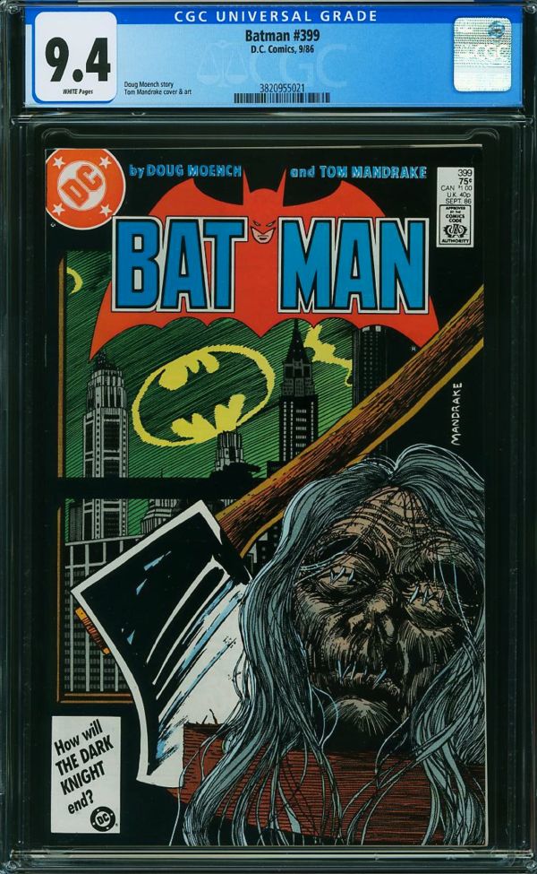 Image for Batman #396 CGC 9.4