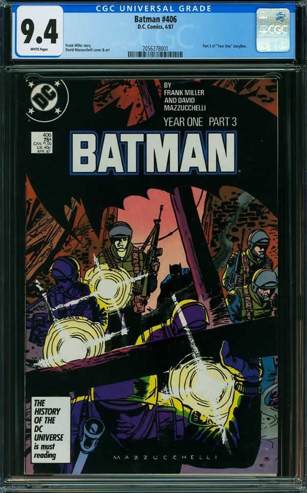 Image for Batman #406 CGC 9.4
