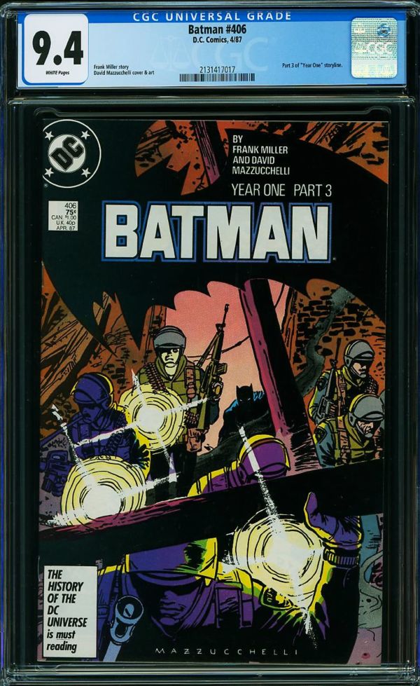 Image for Batman #406 CGC 9.4