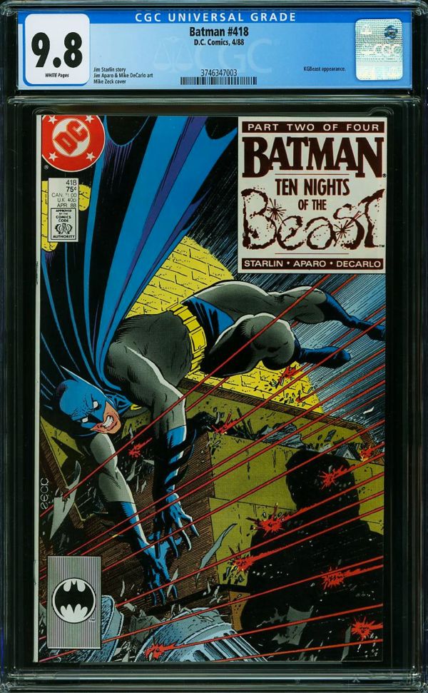 Image for Batman #418 CGC 9.8