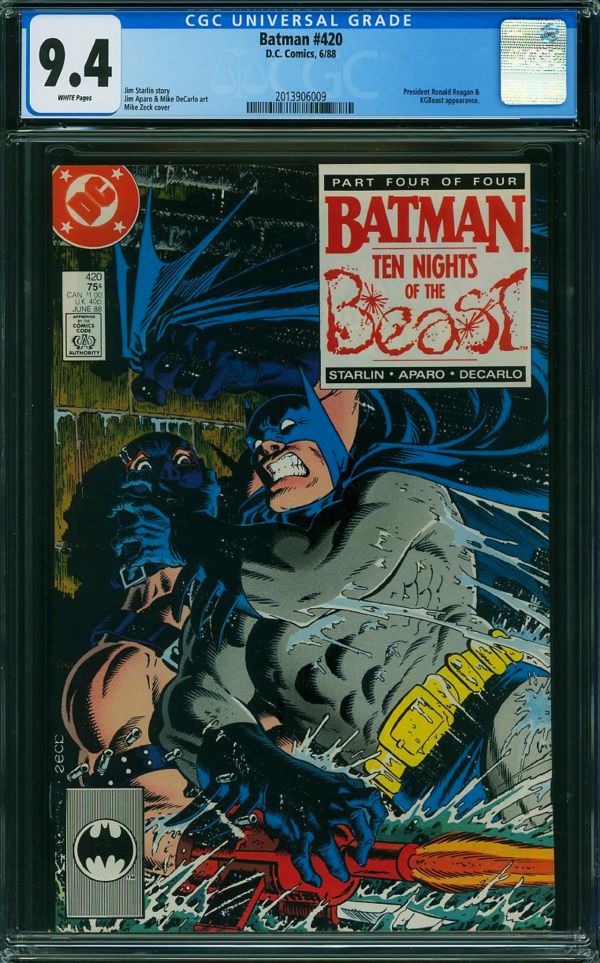 Image for Batman #420 CGC 9.4
