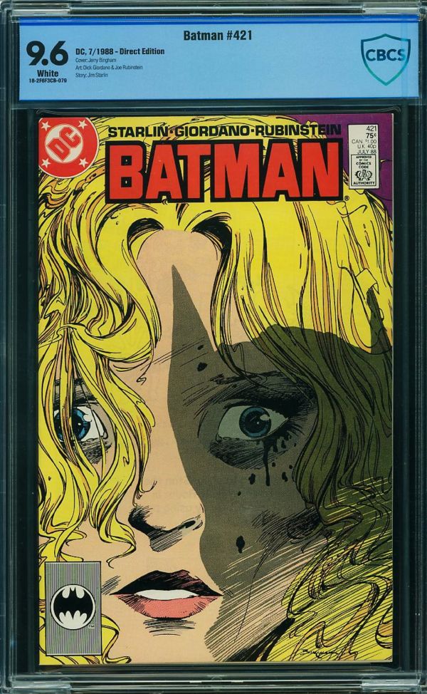 Image for Batman #421 CBCS 9.6