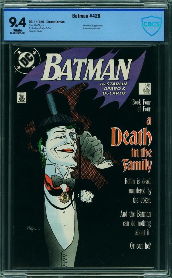 Image for Batman #429 CBCS 9.4