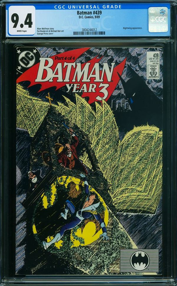 Image for Batman #439 CGC 9.4