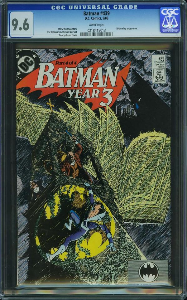 Image for Batman #439 CGC 9.6