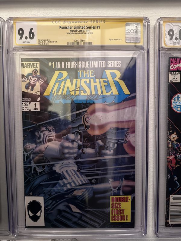 Image for Punisher Limited Series #1 CGC 9.6 Signed by Michael Zeck