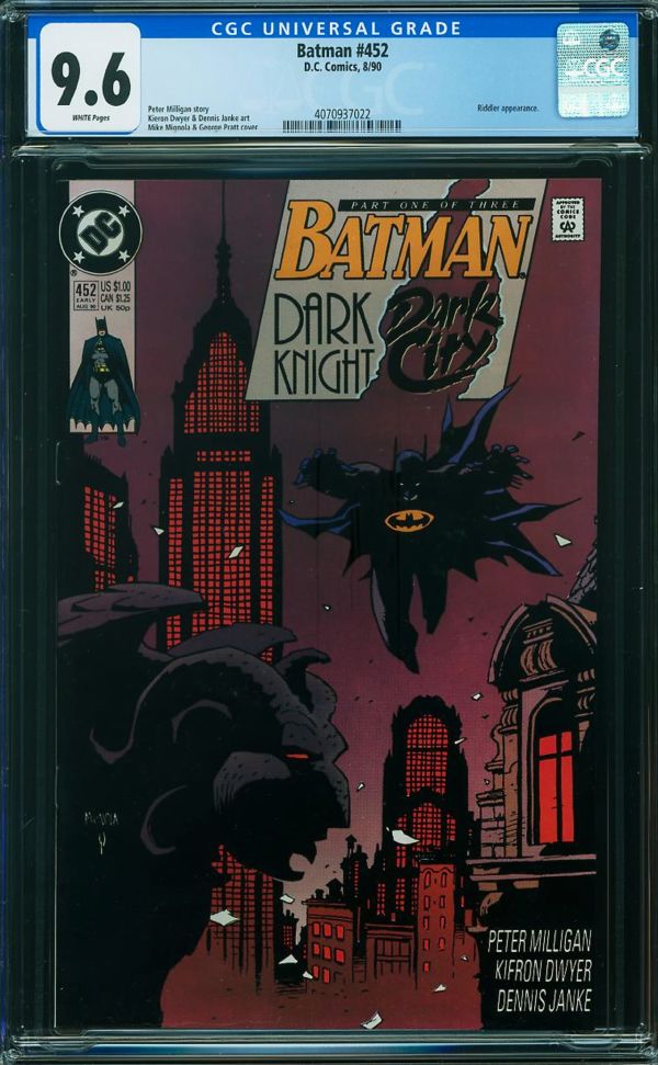 Image for Batman #452 CGC 9.6