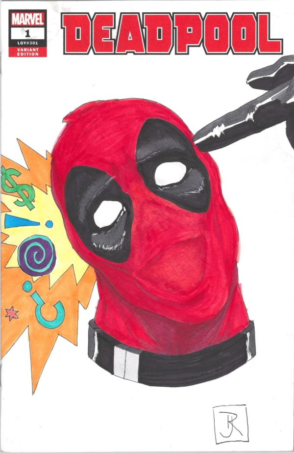 Image for Deadpool sketch cover by Rob Jeannotte