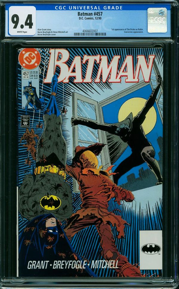 Image for Batman #457 CGC 9.4