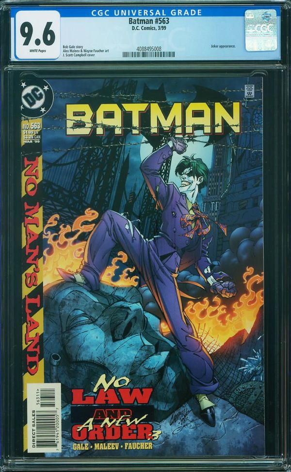 Image for Batman #563 CGC 9.6