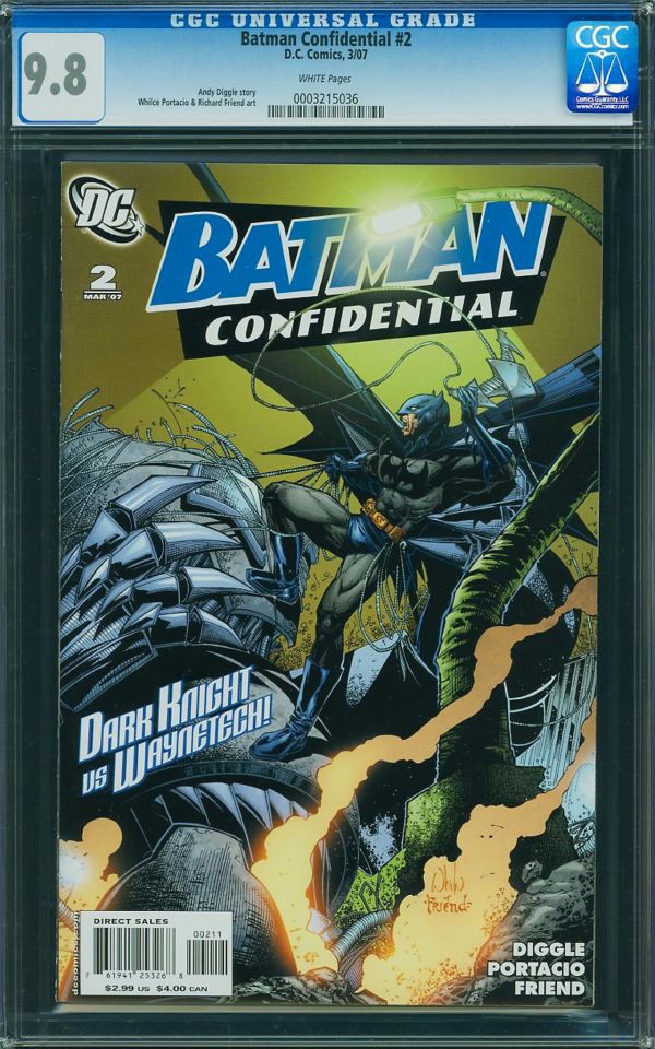 Image for Batman Confidential #2 CGC 9.8