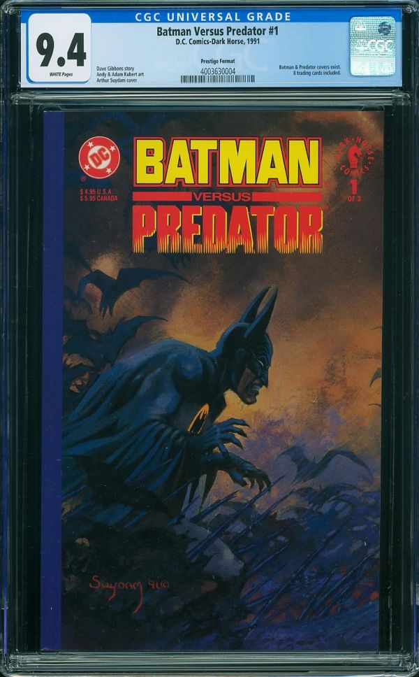 Image for Batman Versus Predator #1 CGC 9.4