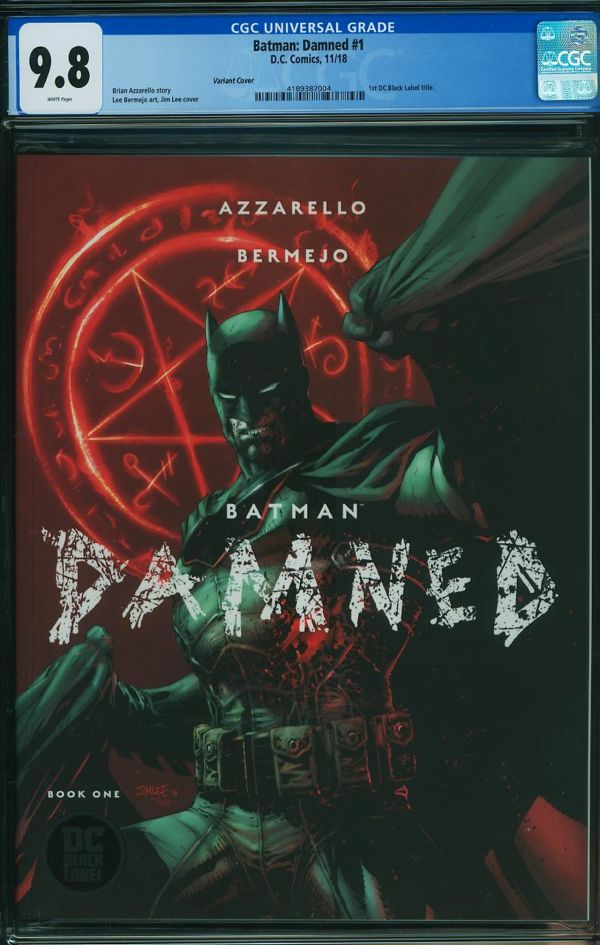 Image for Batman: Damned #1 CGC 9.8 Variant Cover