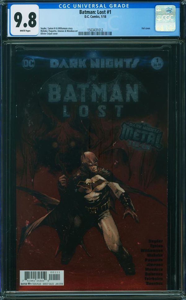 Image for Batman: Lost #1  CGC 9.8