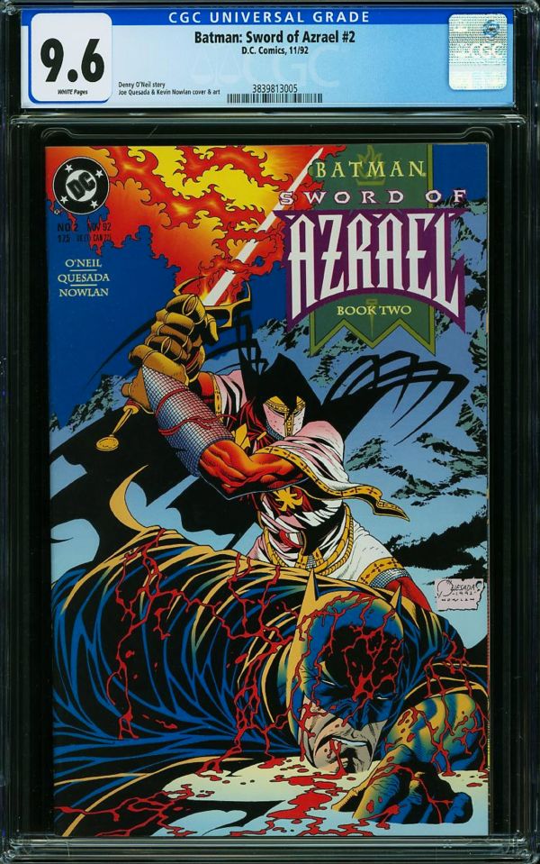 Image for Batman: Sword of Azrael #2 CGC 9.6