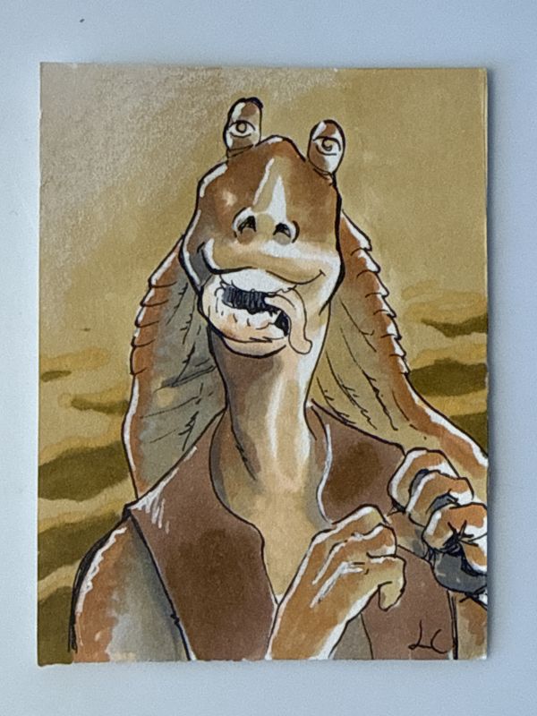 Image for Star Wars Jar Jar Binks Sketch Card