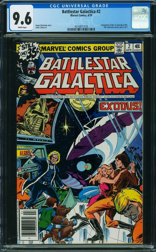 Image for Battlestar Galactica #2  CGC 9.6