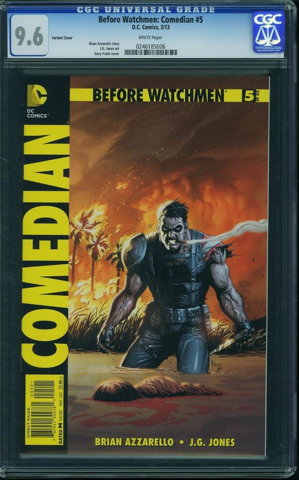 Image for Before Watchmen: Comedian #5 CGC 9.6