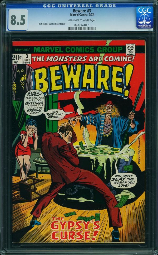 Image for Beware #3 CGC 8.5