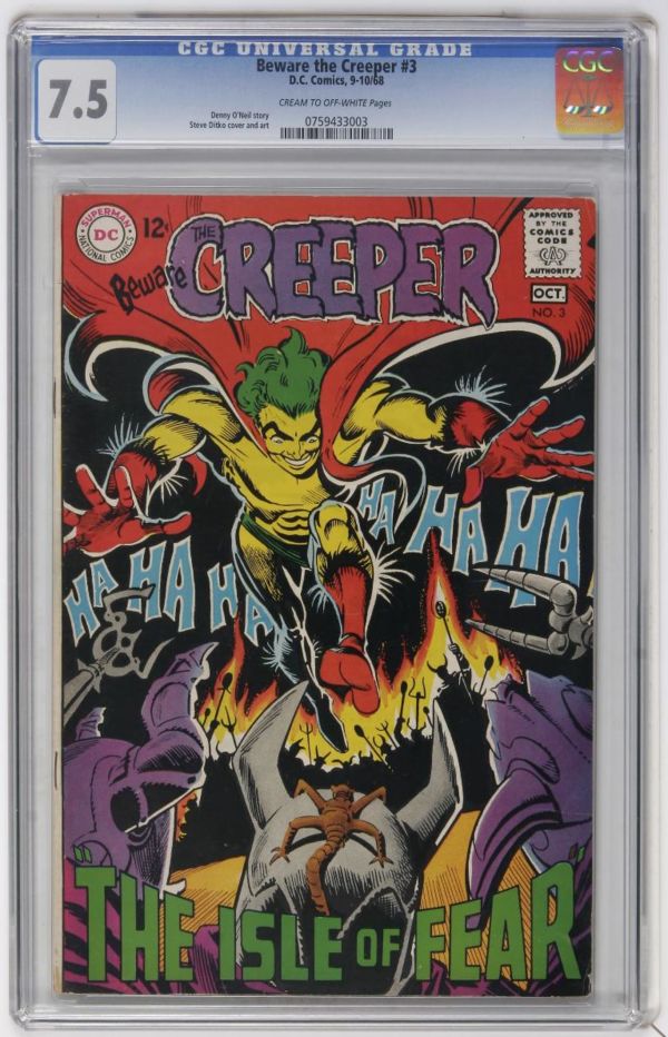 Image for Beware the Creeper #3 CGC 7.5