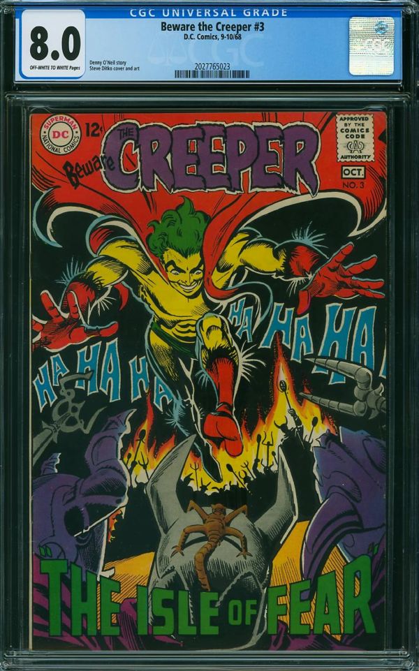 Image for Beware the Creeper #3 CGC 8.0