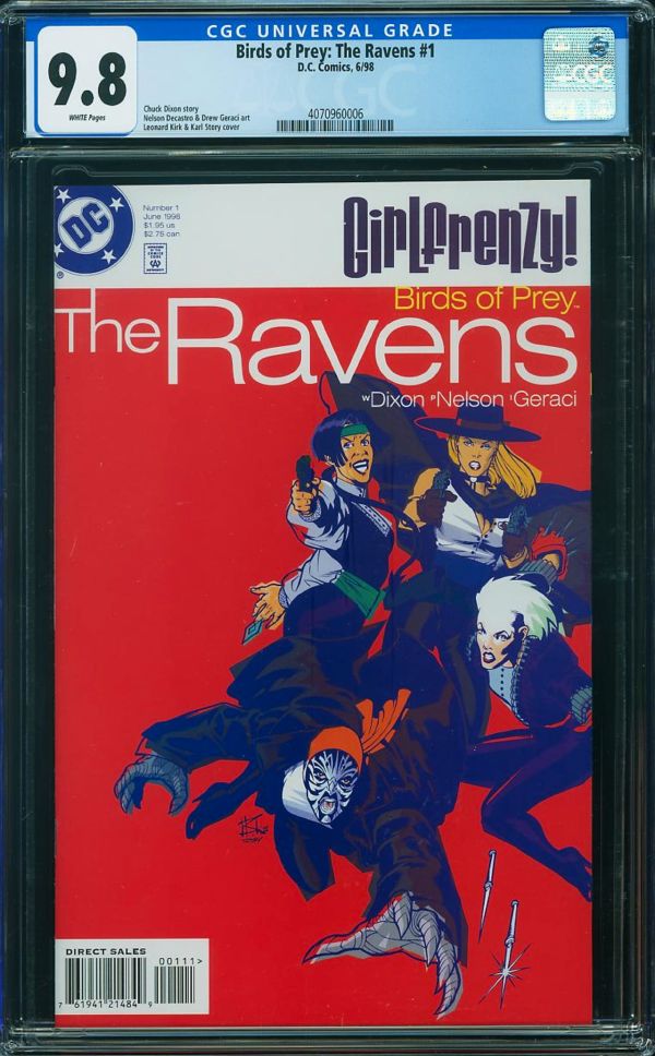 Image for Birds of Prey: The Ravens #1 CGC 9.8