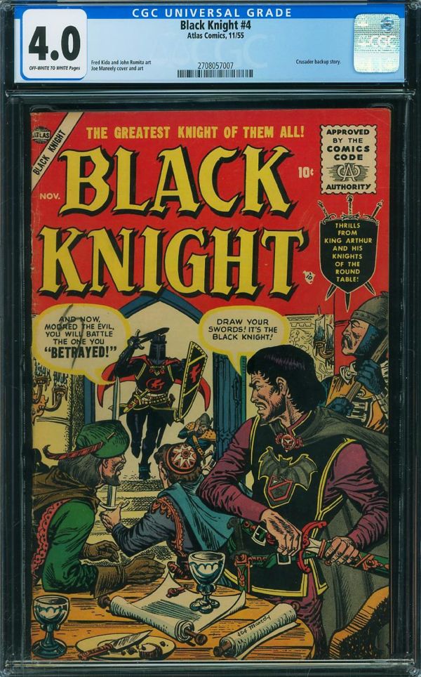 Image for Black Knight #4 CGC 4.0