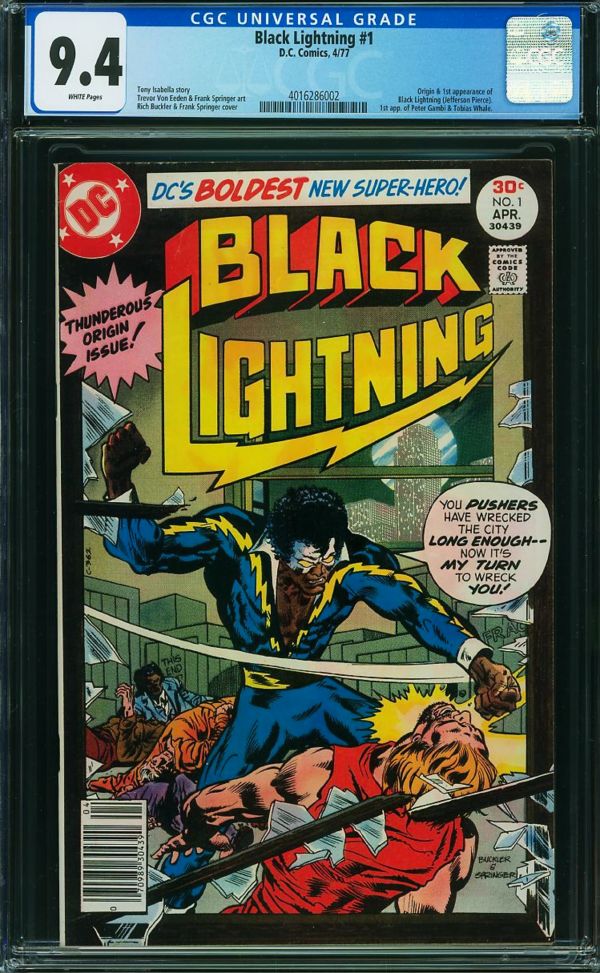Image for Black Lightning #1 CGC 9.4