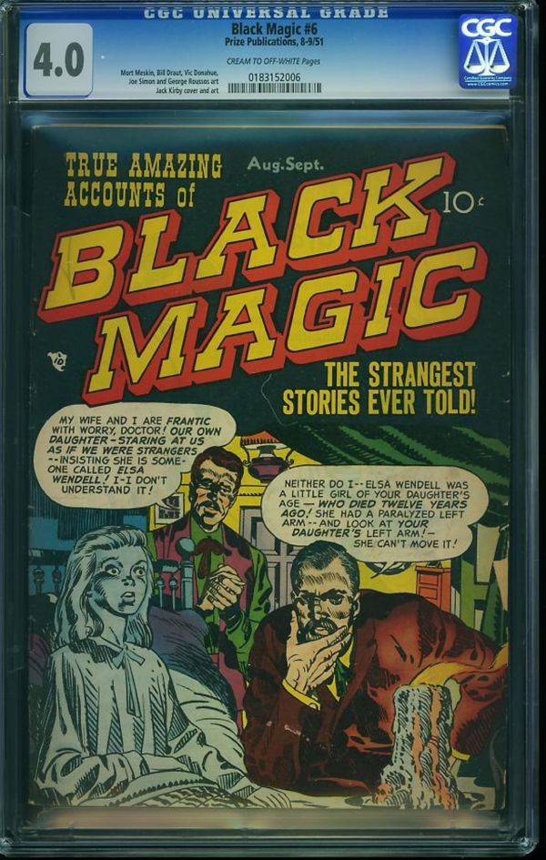 Image for Black Magic #6 CGC 4.0