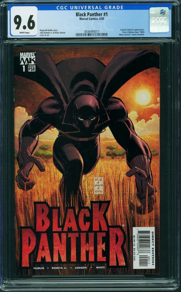 Image for Black Panther (2005) #1 CGC 9.6