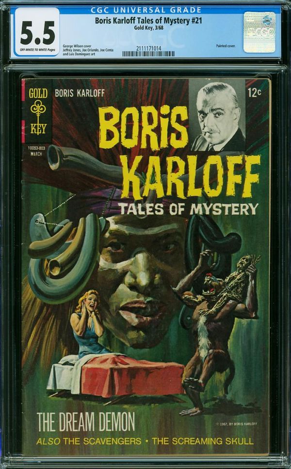 Image for Boris Karloff Tales of Mystery #21 CGC 5.5