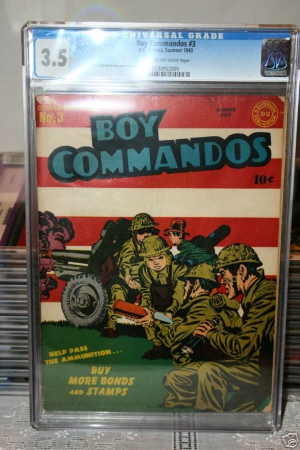 Image for Boy Commandos #3 CGC 3.5