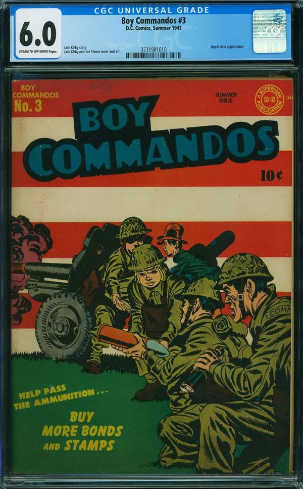 Image for Boy Commandos #3  CGC 6.0