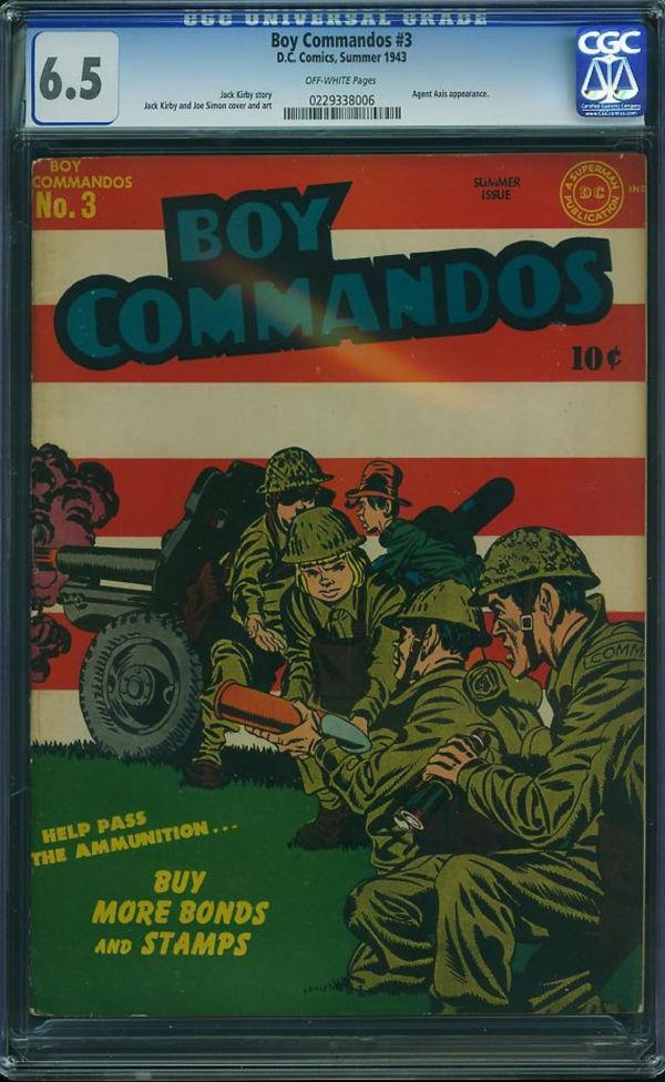 Image for Boy Commandos #3 CGC 6.5