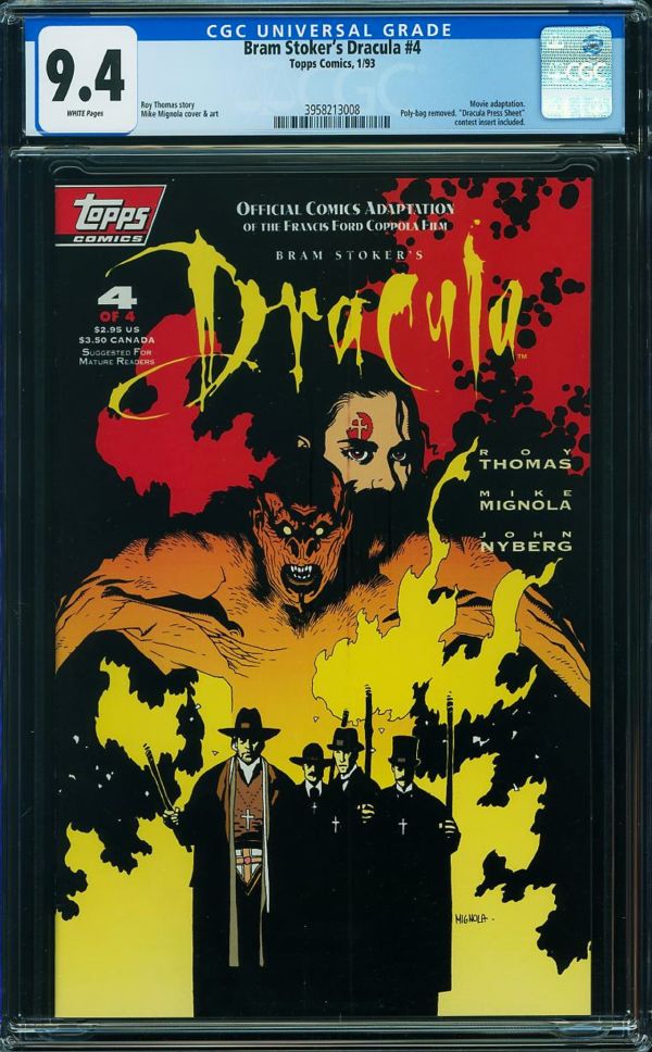 Image for Bram Stoker's Dracula #4 CGC 9.4