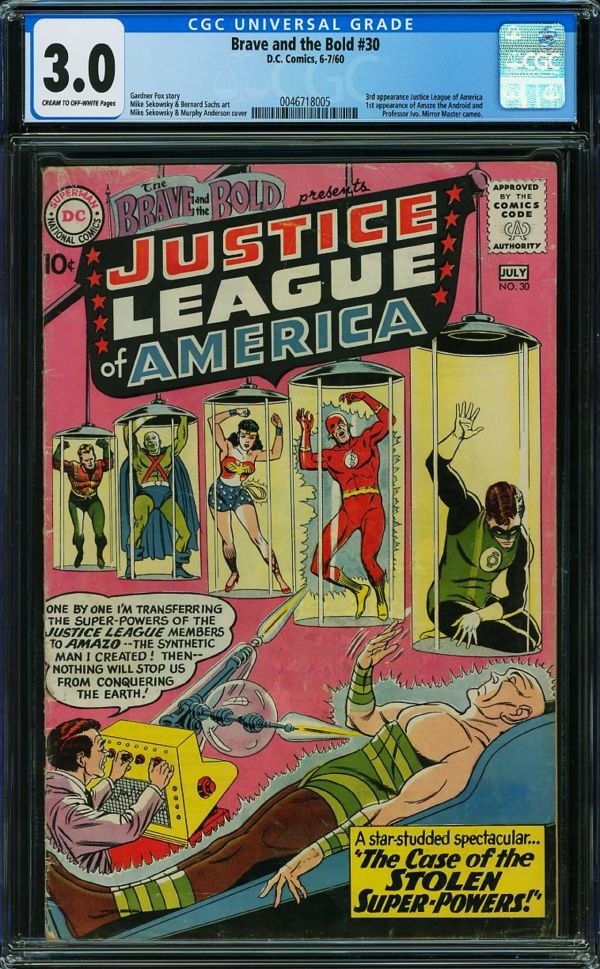 Image for Brave and the Bold #30 CGC 3.0