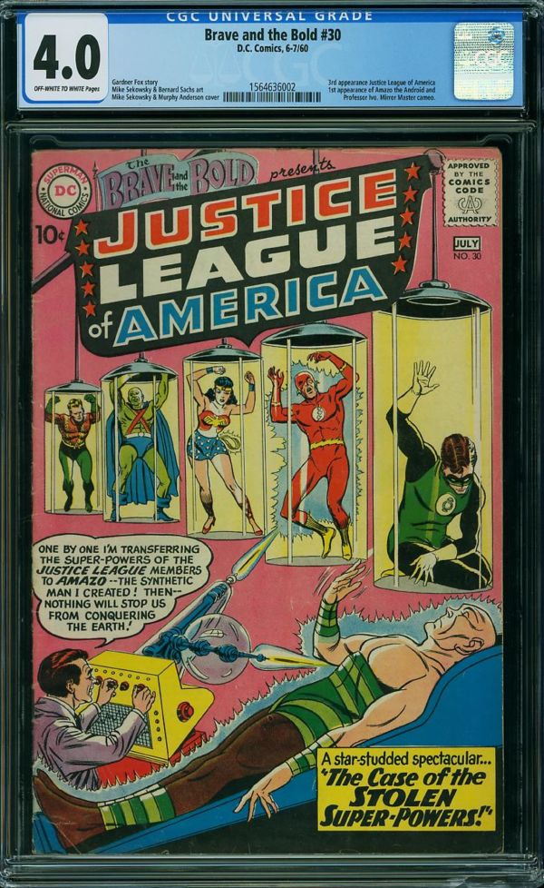 Image for Brave and the Bold #30 CGC 4.0