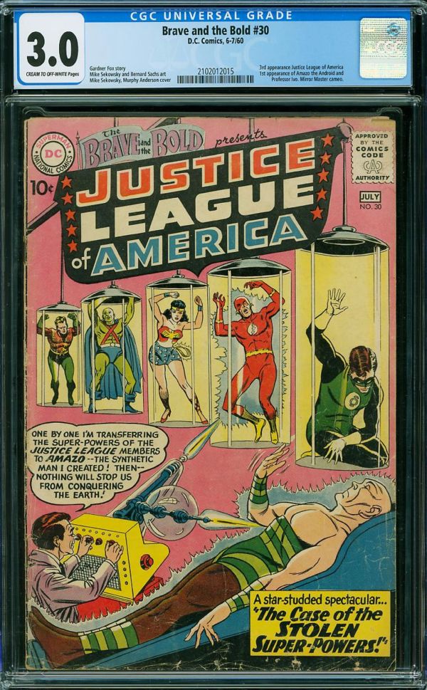 Image for Brave and the Bold #30 CGC 3.0