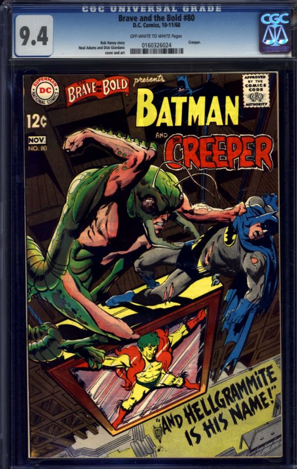 Image for Brave and the Bold #80 CGC 9.4