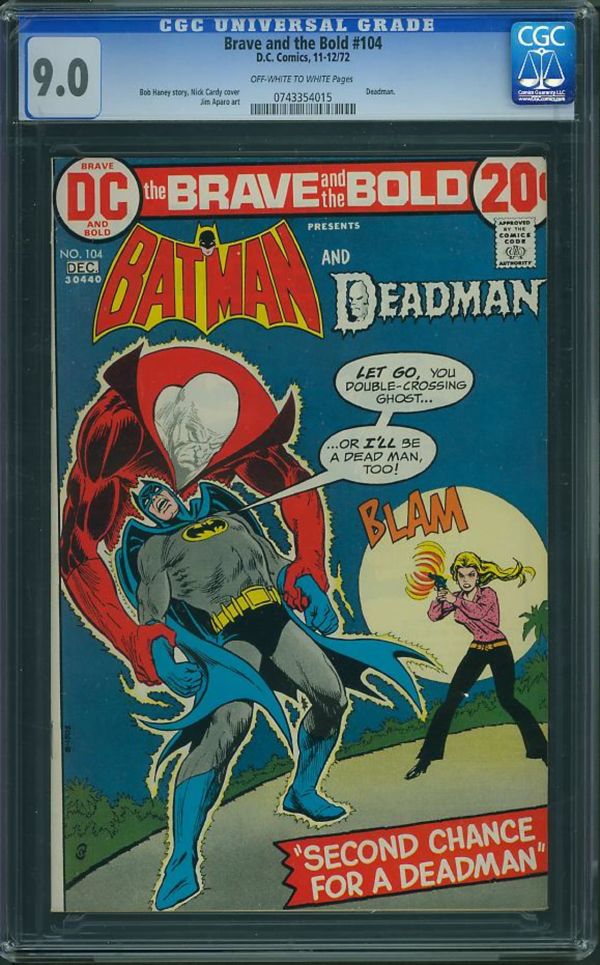 Image for Brave and the Bold #104 CGC 9.0