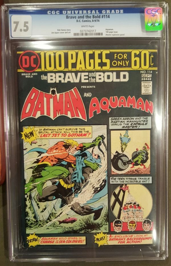 Image for Brave and the Bold #114 CGC 7.5