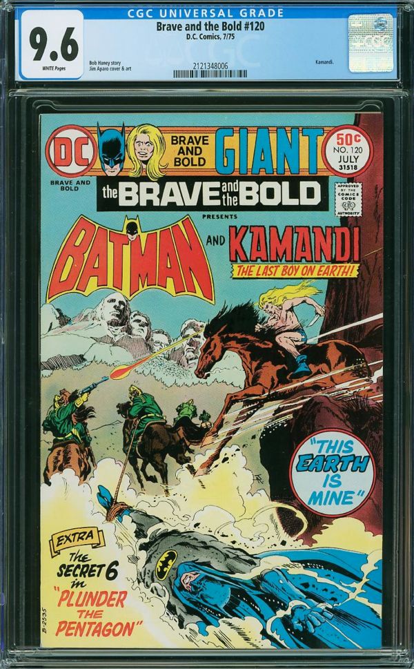Image for Brave and the Bold #120 CGC 9.6