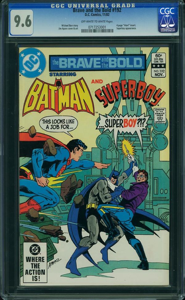 Image for Brave and the Bold #192 CGC 9.6