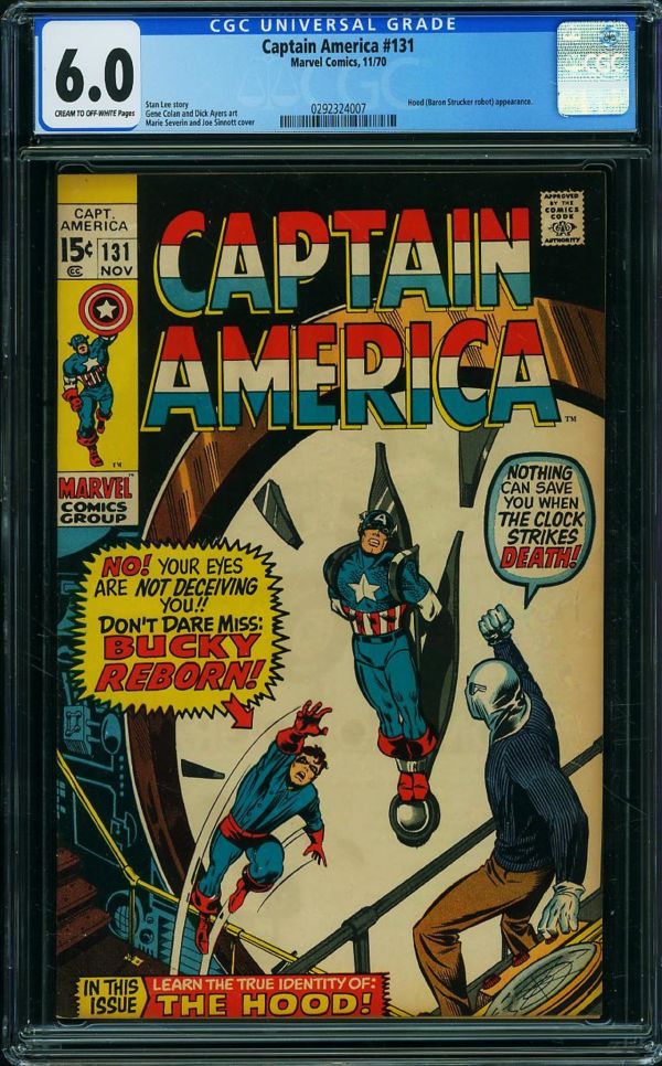 Image for Captain America #131 CGC 6.0