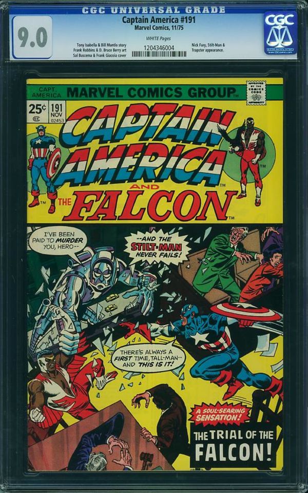 Image for Captain America #191 CGC 9.0