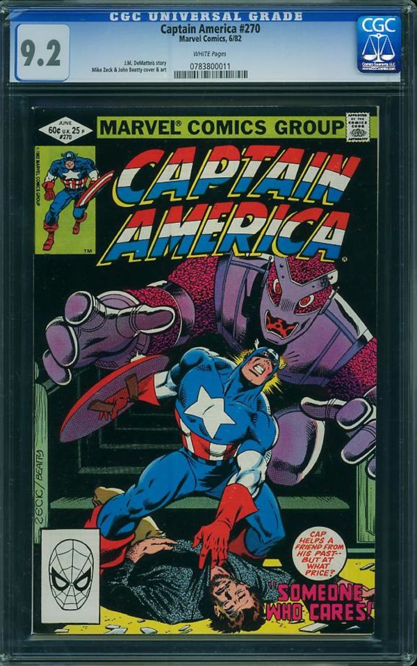 Image for Captain America #270 CGC 9.2