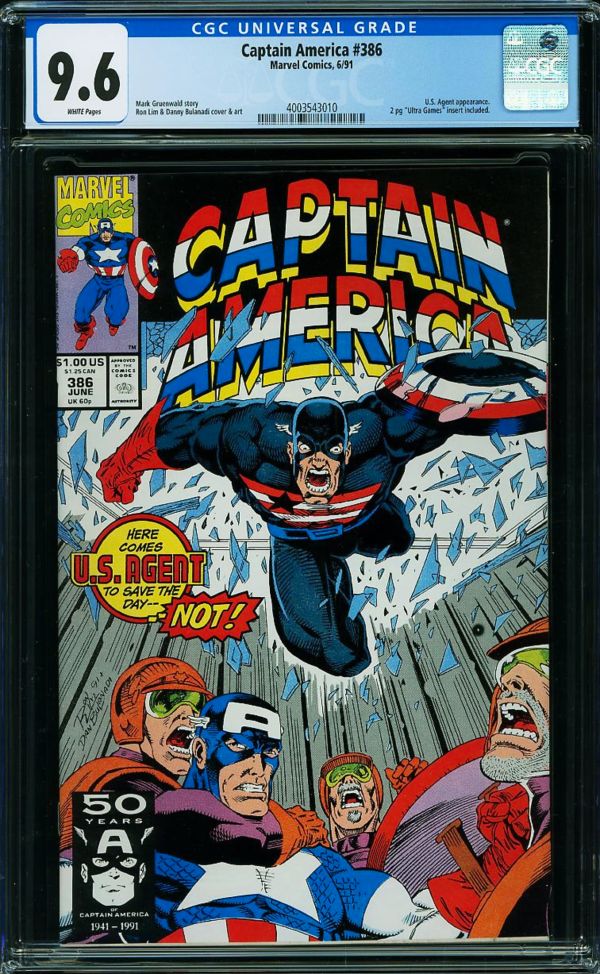 Image for Captain America #386 CGC 9.6